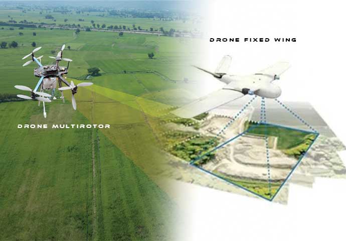 Pemetaan Drone Multirotor dan Fixed Wing
